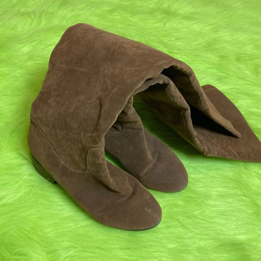 Brown Knee Length Rider Boots 7.5